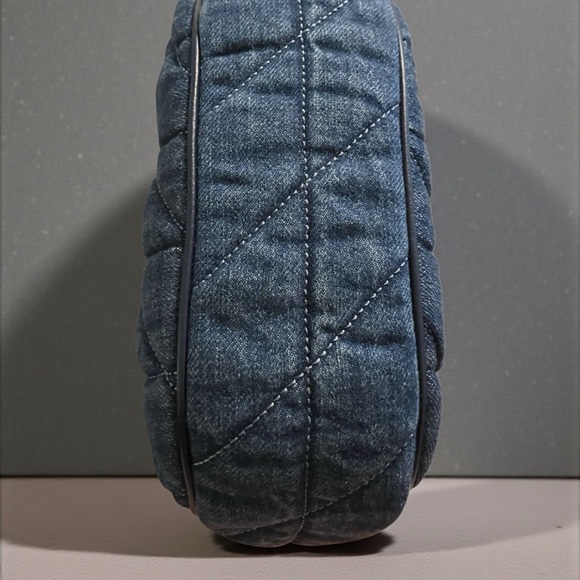 Coach Blue Denim Hobo Bag W Leather Crossbody Strap. Dustbag NWT - Picture 5 of 9